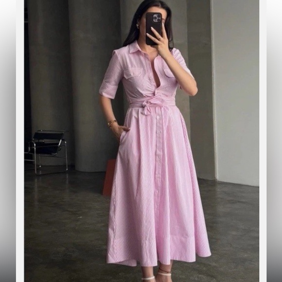 Zara ZW Collection Poplin Shirt Dress - Picture 3 of 16